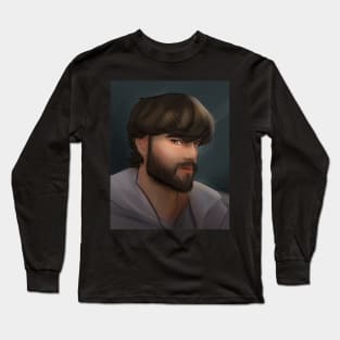 handome guy portrait Long Sleeve T-Shirt